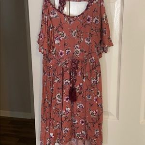 Size medium pink flower dress